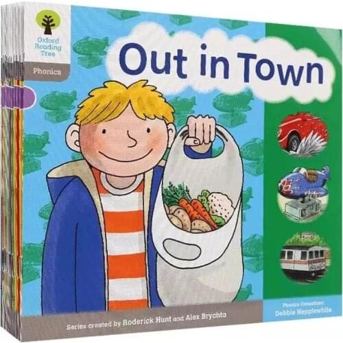 12 Books/Set Oxford Reading Tree Level 1 English Reading Story Picture Books Kids English Learning Early Education Gift