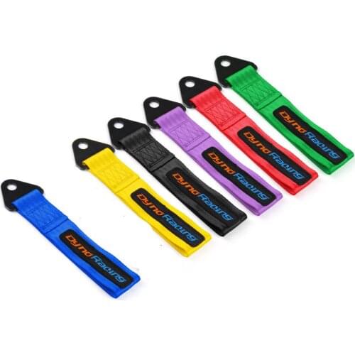 22cm Towing Rope High Strength Nylon Trailer Tow Ropes Racing Car Universal Tow Eye Strap Tow Strap Bumper Trailer