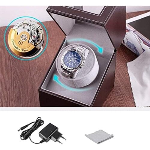 40@ Clamshell Jewelry Box For Ladies And Gentlemen Clamshell Clear Watch Box Winder For Automatic Watches Boxes Accessories