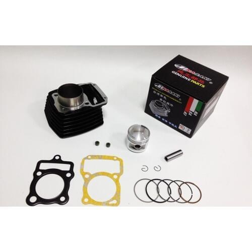 Free shipping NASAKI for honda motorcycle CG125 black cylinder kit (cylinder / piston / piston ring / pin / Gaskit / valve seal)