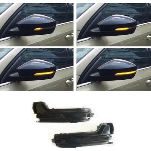For Skoda Kodiaq NS7 2017 2018 2019 2020 Dynamic LED Blinker Sequential Indicator Mirror Turn Light Signal Repeater