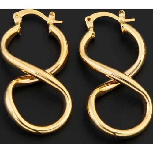 Ethiopain Famous Brass Earrings Algeria Brazilian African Design Stud Earrings Jewelry