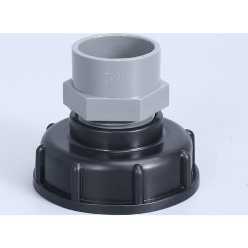 PVC Pipe Watering Fittings S60*6 Coarse thread to 1/2" 3/4" 1" Water Tank Tube Connector Fish Tank Joint Tool