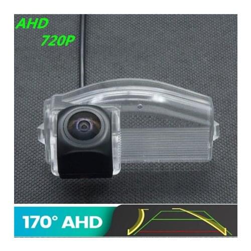 AHD 720P Trajectory Fisheye Reverse Car Rear View Camera For Mazda 3 2004 2005 2006 2007 2008 For Mazda 3 Sport Vehicle Camera