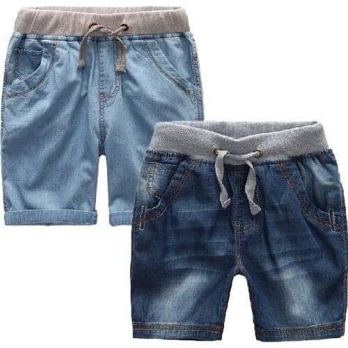 Summer Kids Baby Girls Shorts Boys Jeans Short Pants Toddler Ripped Pants for Baby Boys Shorts Cotton Girls Denim Shorts 1-12Y