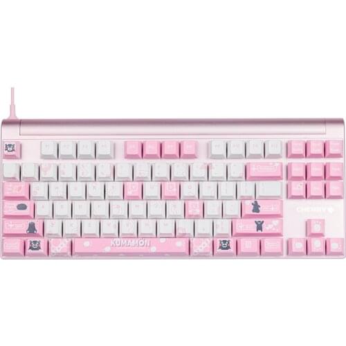 Cherry Cherry 8.0 Theme Customized E-Sports Games Mechanical Keyboard Black Axis Green Axis Alternate Action Or Ergonamic Red