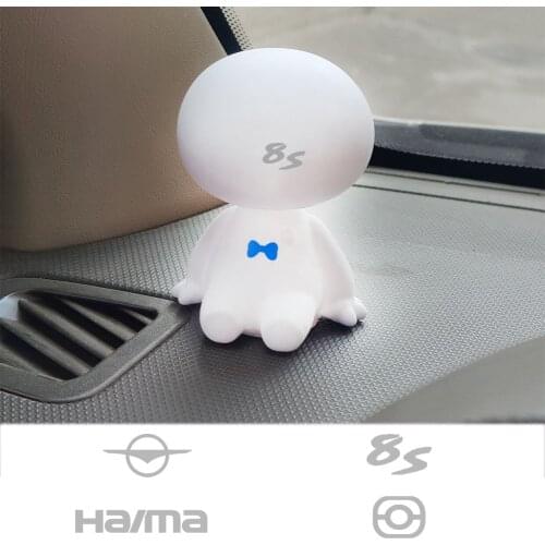 Cartoon Shaking Head Figure Car Ornaments Decorations Big Hero Doll Toys For Haima S5 S5 Young S7 8S 7X 6P E3 E5 E7 fushida