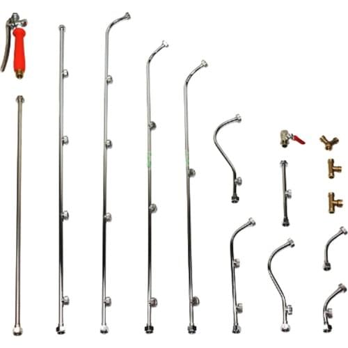 Stainless Steel 1/2/3/4/5 head Spray Nozzle for Agriculture Garden Irrigation Atomizing Sprinkler Pesticide