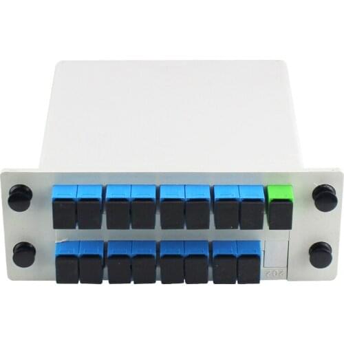 5PCS Factory Wholesale PLC Plug-in SC UPC Optical Splitter 1 Point 16 Splitter UPC 1:16 Splitter Box
