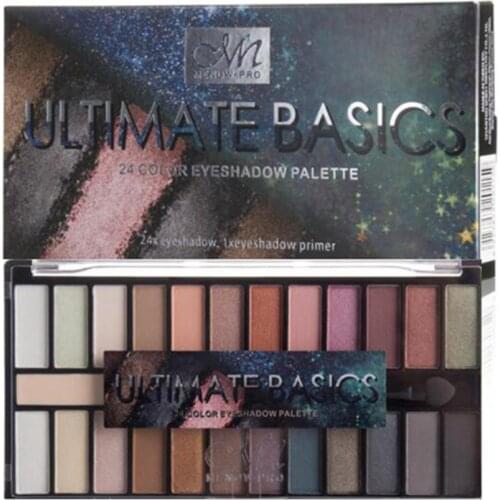 24 Colors Pearl Smoky Shimmer Eyeshadow Palette Beauty Eye Shadow Cosmetic Makeup Powder Tint Color Pigment Eye Shadow Palette