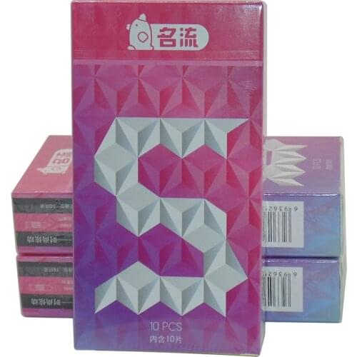 30Pcs Small Size(Width:49mm) S Style Particle Stimulation Condom Sex Toys for Men