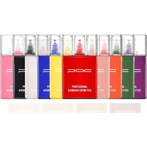 Professional 80% Water Based Color Foundation For Airbrush Makeup HD Bare Face Paint Cosmetics For All Standard Airbrush