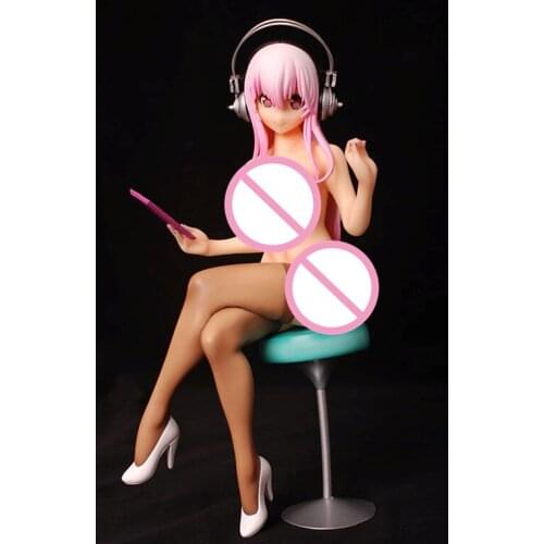 Sexy super sonico secretary Ver. 1/6 scale naked anime girl figure