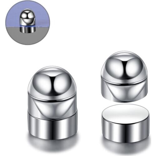 1Pc Women Men Strong Magnet Magnetic Ear Stud Set Non Piercing Earrings Fake Earrings Gift for Boyfriend Lover Jewelry