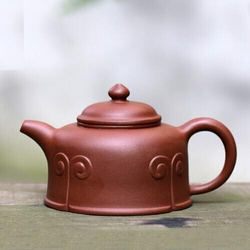 Yixing recommended pure manual famous tea suit household undressed ore bottom groove green good lucky for you