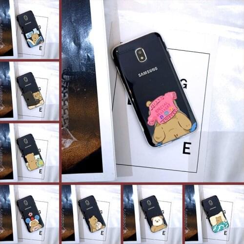 Back Cover For Samsung Galaxy J3 J5 J7 2015 2016 2017 Cute Bear Soft Silicone Case For Samsung J4 J6 J8 Plus 2018 J2 J5 J7 Prime