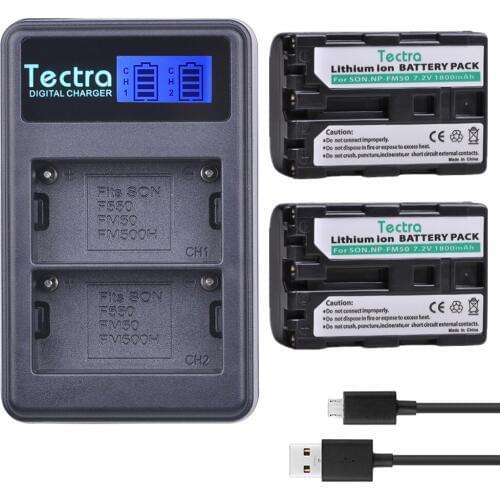 2pc NP-FM50 NPFM50 NP FM50 FM 50h Battery accu+LCD Dual Charger for Sony NP-FM51 NP-FM30 NP-FM55H DCR-PC101 A100 Series
