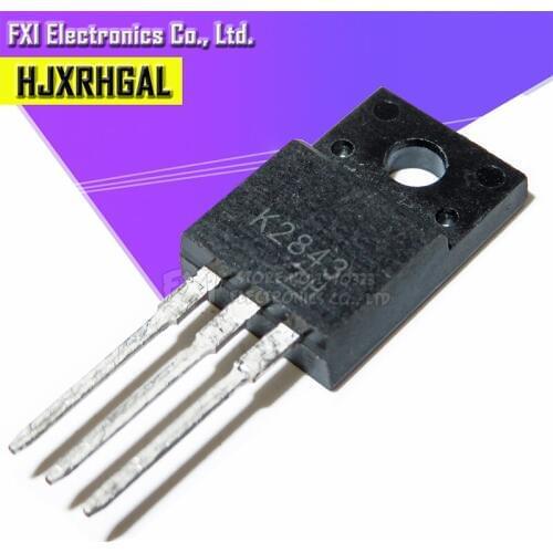 10pcs 2SK2843 K2843 TO-220F 500V 12A MOSFET N-Channel transistor new original