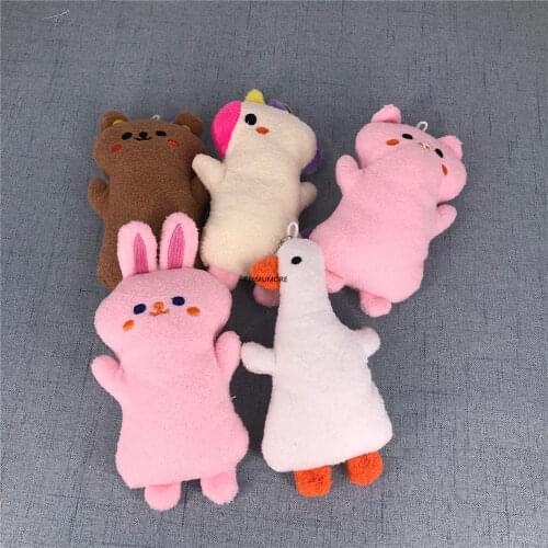 10PCS 9CM Plush Bear Toys Small Pendant Cute New Doll Soft Stuffed Toy For Kids Girls Gift