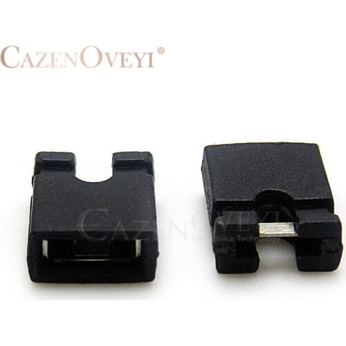 10pcs/lot 2.54mm Circuit Board Jumper Cap Shunts Short Circuit Cap Computer Jumpers Shunt Cap In Stock