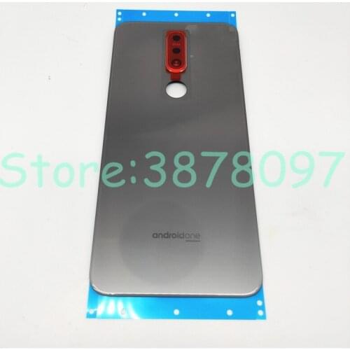 100% Original Glass For Nokia 7.1 TA-1100 TA-1096 TA-1095 TA-1085 TA-1097 Glass Rear Back Housing Battery Cover+ Camera Lens