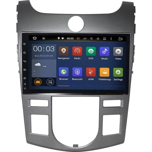 Car dvd gps multimedia player For KIA Cerato 2 2008-2013 dvd navigation radio video audio player no car 2 din