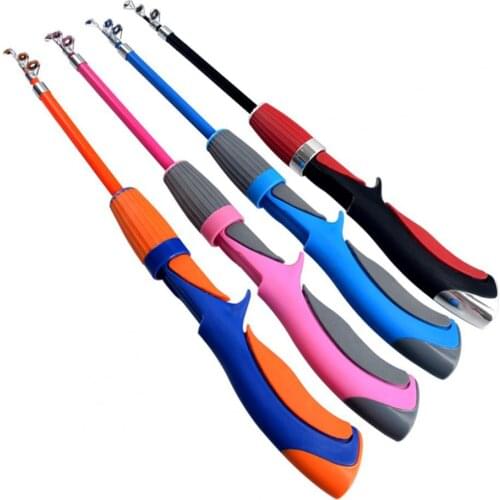 Kids Telescopic Fishing Pole Pod All-in-One Reel Line Kit for Youth Beginners Fishing Pole Pod