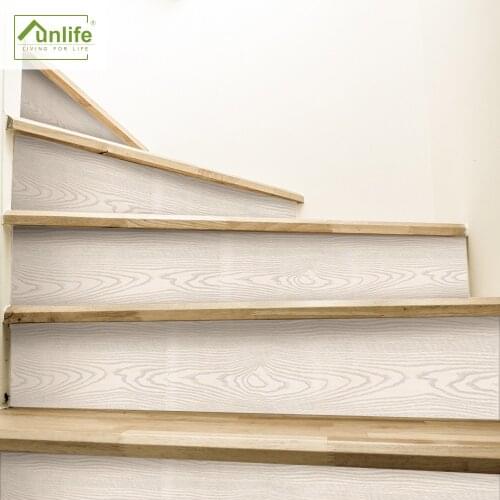 Funlife® Stair Stickers PVC DIY Waterproof Kitchen Oil Proof Removable Bathroom Stairway Easy Peel & Stick to Clean Home Decor