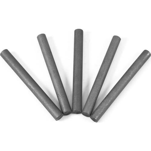 5Pcs/Lot 99.9% Graphite Rods Welding Electrode Cylinder Rod Bars Carbon Rod Machine Tools for Light Industry Metallurgy