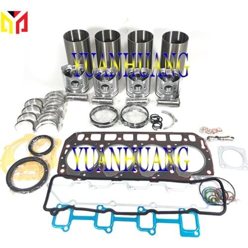 4TNE106 Engine Rebuild Kit Overhual Repair Gasket Set For Yanmar & John Deer Tractor Liner Piston Ring Bearing
