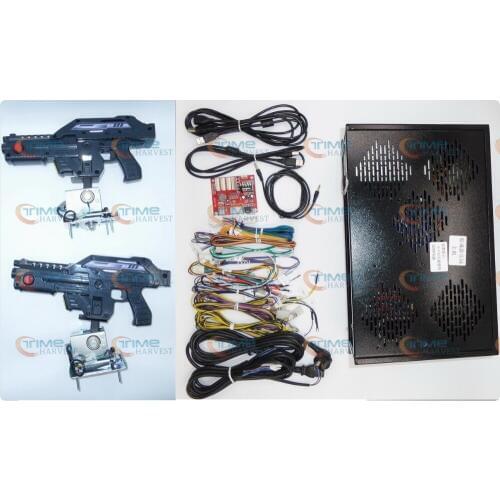 The Paradise Lost Complete Kit with 2 guns and the wires for Shooting Game Machine Amusement firing game LCD monitor cabinet