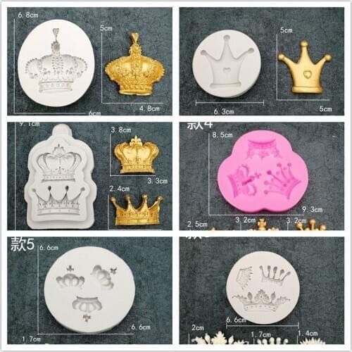 Crown blend sugar coated die printing silicone mold chocolate cake decoration dry Perth DIY liquid silicone mold WMJ-108