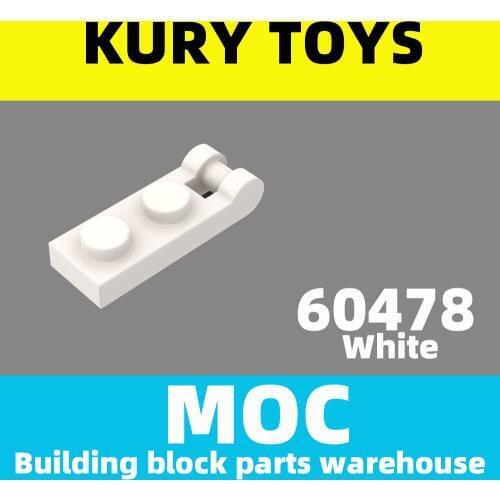 Kury Toys DIY MOC For 60478 Building block parts For Plate, Modified 1 x 2 with Handle on End - Closed Ends For Modified Plate