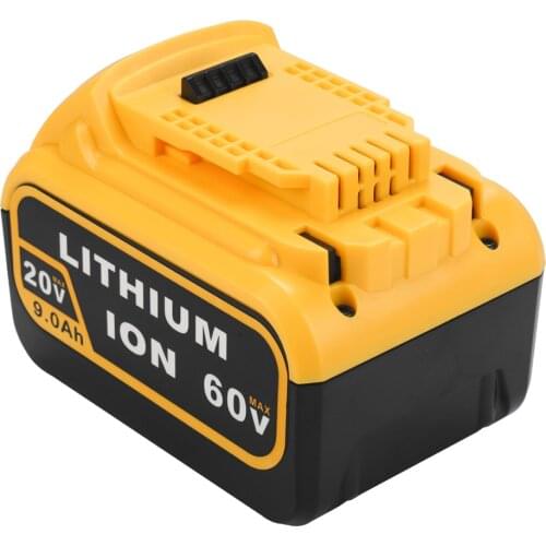 9.0Ah/3.0Ah 20V/60V MAX DCB606 Lithium-Ion battery For Dewalt XR Battery Replace DCB548 DCB546 DCB547 Cordless Power Tools