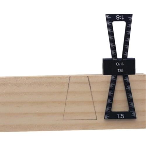 Dovetail Marker Aluminum Alloy Woodworking Dovetail Marking Template Tool Wood Joints Gauge For Hand Cut Wood Joints Slopes