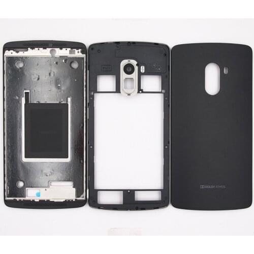 BaanSam New LCD Holder Front Frame Middle Frame Battery Back Cover For Lenovo K4 NOTE A7010 Housing Case With NFC