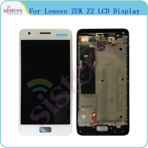 Original For Lenovo ZUK Z2 LCD Display With Touch Screen Digitizer Assembly With Frame Replacement Parts For ZUK Z2 LCD Display