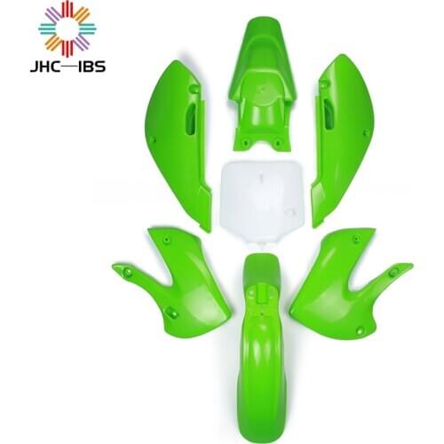 Motorcycle Plastic Body Kit Fairing Front Rear Fender Mudguard For KAWASAKI KLX-110 KX-65 2000-2013 SUZUKI DRZ-110 2003-2005