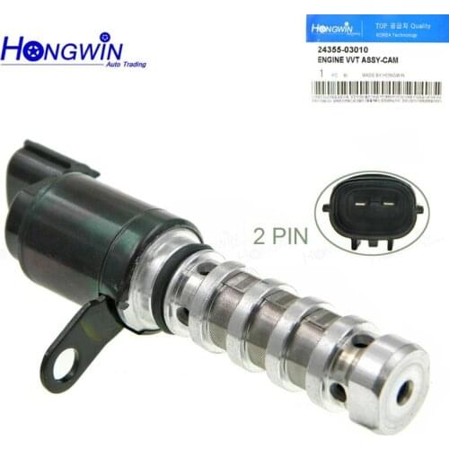 Genuine No.: 24355-03010 New Engine Variable Timing Solenoid Oil Control Valve Fits Hyundai Kia 2435503010
