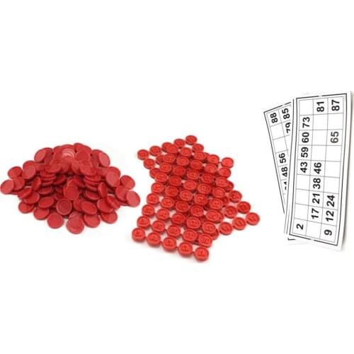 Russian Bingo Game Fun Board Traditional Bingo Lottery Family Game Set Bingo Toys Counters Party Bingo Lucky Balls Game