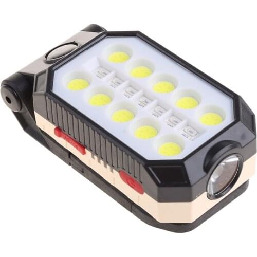 Folding Repair LED Worklight Auto Repair Lamp Portable Rechargeable Inspection Work Light Multipurpose Emergency Flashlight K0AA