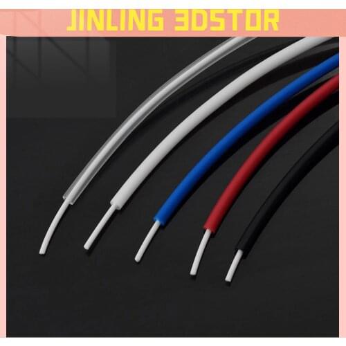 1M PTFE Tube Teflonto TL-Feeder hotend Rostock Bowden Extruder 1.75mm Filament ID 2mm OD 4mm Cloned Capricornus Tube for Ender 3