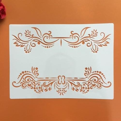 A4 29 * 21cm Mandala flower DIY Stencils Wall Painting Scrapbook Coloring Embossing Album Decorative Paper Card Template,wall