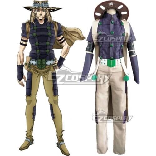 Steel Ball Run Gyro Zeppeli Halloween Uniform Party Adult Men Women Outfit Christmas Suit Cosplay Costume E001