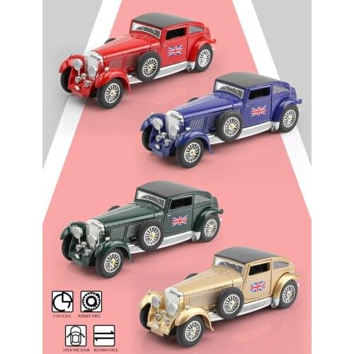 Vintage Car 1930 Classic Car KHPO 1:30 Alloy Retro Car Model New Product Release Exquisite Die-cast Collection Nostalgic Gifts