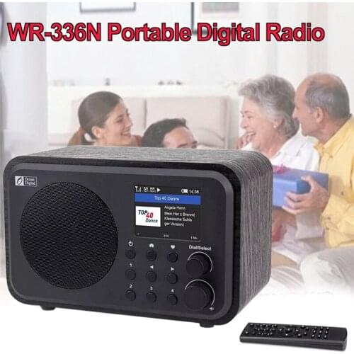 WiFi Internet Radios WR-336N Portable Digital Radio with Rechargeable Battery, Bluetooth Receiver
