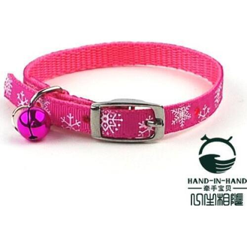 100Sets/Lot 1200Pcs/Lot Classic Pet Dog & Cat Snowflakes Print Collar Waistband Style 1.0cm