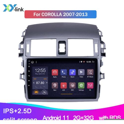 Android 8.1 Car Radio Multimedia Player GPS Navigation system For Toyota Corolla E140/150 2008 2009 2010 2011 2012 2013 no 2 din