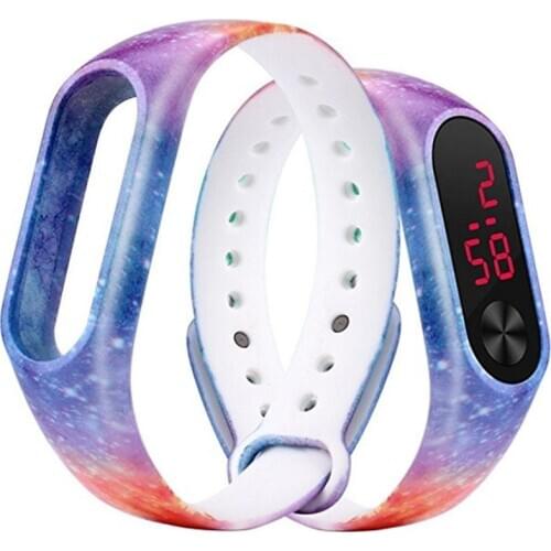 Wrist Strap Bracelet for Xiaomi Mi Band 2 New Sport Silicone Large Replacement Wrist Band Smart Watch 18Jul12