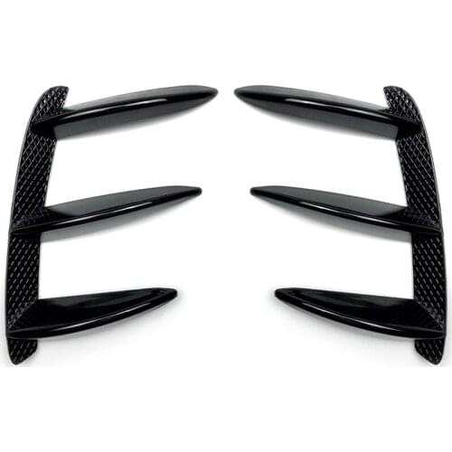 Black Rear Bumper Light Lamp ABS Trim Cover Sticker For Mercedes-Benz A-Class W176 A200 A260 Decoration Accessories Car Styling